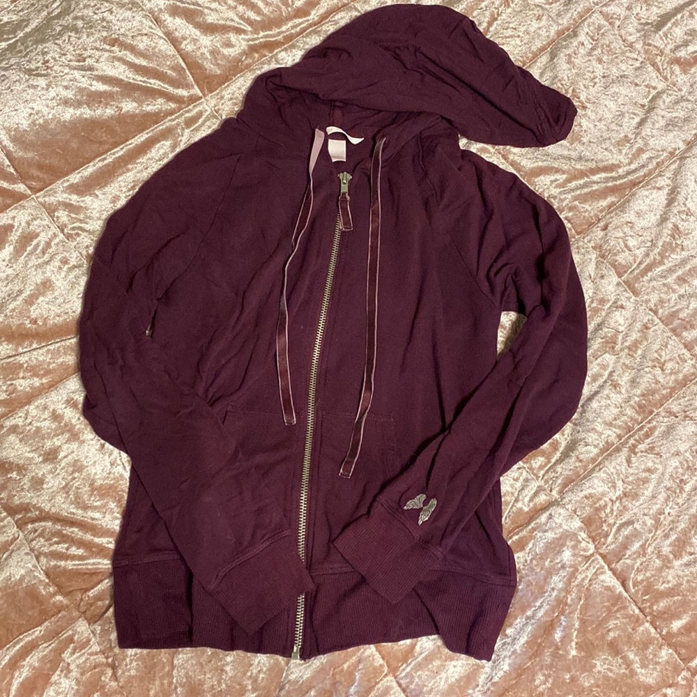 Victorias Secret XS purple zip-up jacket - gently used